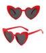 Стильні окуляри з сердечками з червоною оправою (R070620211) R070620211 фото 1