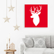 Новогодняя табличка для украшения интерьера дома в скандинавском стиле "Олень" (04171) 04171 фото 1