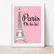Постер "Paris Oh-la-la" 2 размера (03364) 03364 фото 4