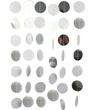 Паперова гірлянда "Срібні круги" 4 метри (M2047) M2047 фото