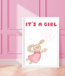 Постер для baby shower It's a girl 2 розміру (03092)