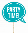 Табличка для фотосессии "Party time!" (02451)