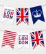 Гірлянда з прапорців "It's time for London" 12 прапорів (L-201) L-201 фото 3