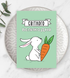 Поздравительная открытка с кроликом "Світлого Великодня!" (090561) 090561 фото 1