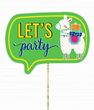 Табличка для фотосессии "Let's Party" (01709)