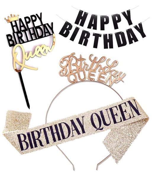 Набор для дня рождения девушки "Birthday Queen" BQ-01 фото