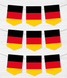 Гирлянда из флажков "Флаг Германии" 12 флажков (09031) 09031 фото 3