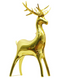 Новогодний воздушный фольгированный шар Золотой олень 123х84 см (M90878) M90878 фото 1