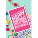 Декор-постер для украшения дня рождения "Happy Birthday and best wishes" (02344) 02344 фото 2