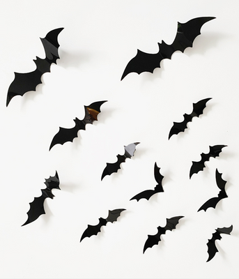 Декорации - летучие мыши для оформления Хэллоуин 28 шт (02625) 02625 фото