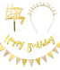 Набор для дня рождения золотой "Gold Mix" (01288) 01288 фото 1