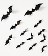 Декорации - летучие мыши для оформления Хэллоуин 28 шт (02625)