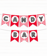 Гирлянда-флажки "Candy bar" (0987)