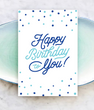 Вітальна листівка на день народження "Happy birthday to you!" (02200) 02200 фото