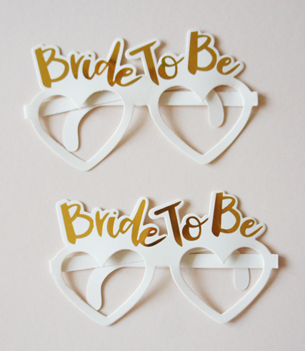 Очки для фотосессии "Bride to Be" (1 шт.) 40-311 фото