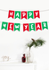 Новогодняя гирлянда из флажков "Happy New Year" красно-зеленая (N-200) N-200 фото 3