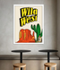 Постер для вечірки вестерн "Wild West" 2 розміри без рамки (W6092) W6092 фото 2