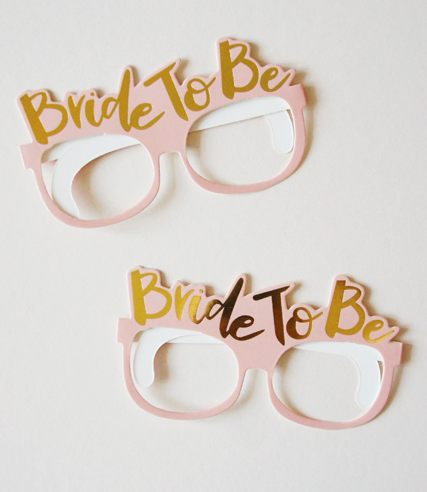 Очки для фотосессии "Bride to Be" pink (1 шт.) 40-312 фото