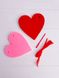 Гирлянда из сердечек из фетра красные и розовые 10 шт (VD-7712) VD-7712 фото 4