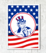 Постер для американской вечеринки "Uncle Sam" 2 размера (03141) 03141 фото 3
