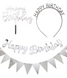 Набор для дня рождения серебряный "Silver Mix" 01296 фото 1