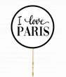 Табличка для фотосесії "I love Paris" (03390) 03390 фото