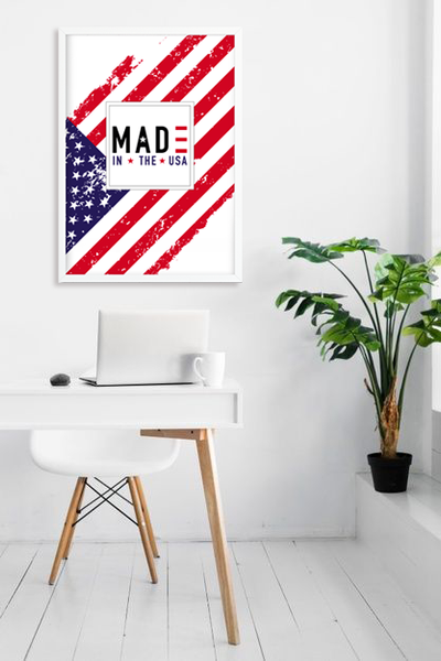 Постер для американской вечеринки "МАDE IN THE USA" 2 размера (03900) 03900 фото