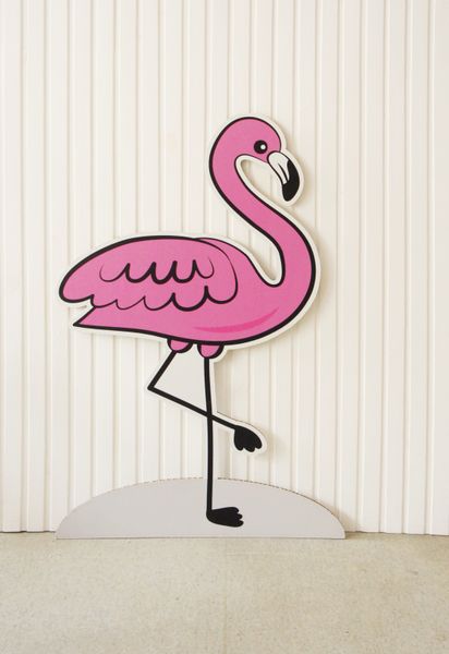Декорация из пластика "Фламинго" 120х120 см. (под заказ 2 рабочих дня) 04455 фото