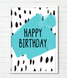 Стильный декор-постер для украшения дня рождения "Happy Birthday!" 2 размера (02097) 02097 фото 1