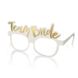 Паперові окуляри для дівич-вечора "Team bride" 1 шт (40-310) 40-310 фото 1