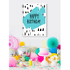 Стильный декор-постер для украшения дня рождения "Happy Birthday!" 2 размера (02097) 02097 (A3) фото 2