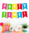 Гирлянда для вечеринки "Party time!" (02327)