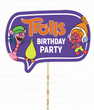 Табличка для фотосессии "TROLLS BIRTHDAY PARTY" (03912) 03912 фото