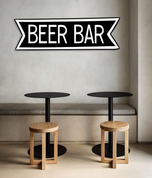 Табличка із пластику "Beer Bar" 85х27 см (05004) 05004 (1) фото