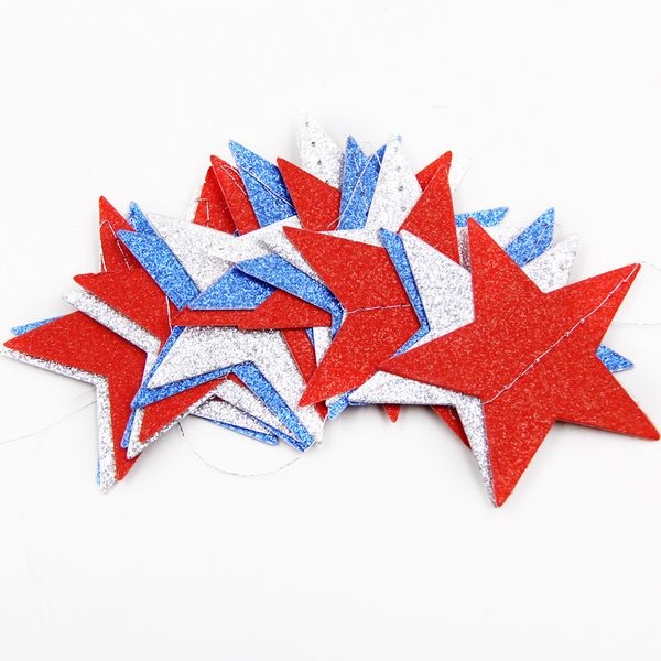 Бумажна гірлянда зі зірок Америка 2 метри (AM07901) AM07901 фото