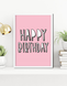 Декор-постер на день народження "Happy Birthday!" 2 розміри (02195) 02195 (A3) фото 3
