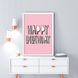 Декор-постер на день народження "Happy Birthday!" 2 розміри (02195) 02195 (A3) фото 4