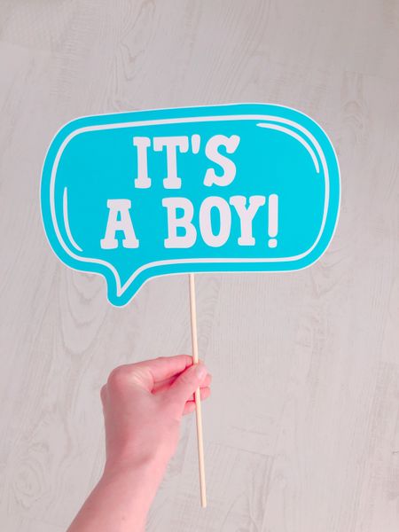 Табличка для фотосесії на baby shower "It's a Boy" (03164) 03164 фото