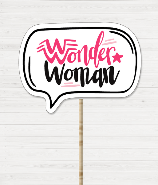 Табличка для фотосесії Wonder woman G4 фото