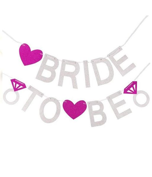 Гирлянда для девичника "Bride to be" 40-219 фото