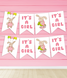 Гірлянда на Baby Shower "It's a Girl" 8 прапорців (03093) 03093 фото 2