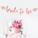 Гирлянда для девичника "Bride to be" розовое золото (H-523) H-523 фото 1