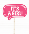 Табличка для фотосесії "It's a Girl" (03165) 03165 фото