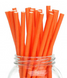 Паперові трубочки "Orange" (10 шт.) straws-251 фото 1