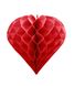 Декорация Красное гофро сердце 20 см (04501) 04501 фото 1
