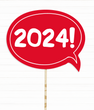 Табличка для новорічної фотосесії "2024!" (03317)