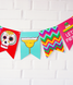 Паперова гірлянда для мексиканської вечірки "Party Time" 8 прапорців (05014) 05014 (1) фото 3