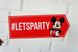 Табличка для фотосесії з Міккі Маусом "LET'S PARTY" (03926) 03926 фото 4