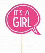 Табличка для фотосессии "It's a Girl" (0888)