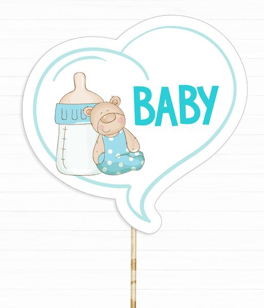 Табличка для фотосесії з ведмедиком "Baby" (030190) 030190 фото